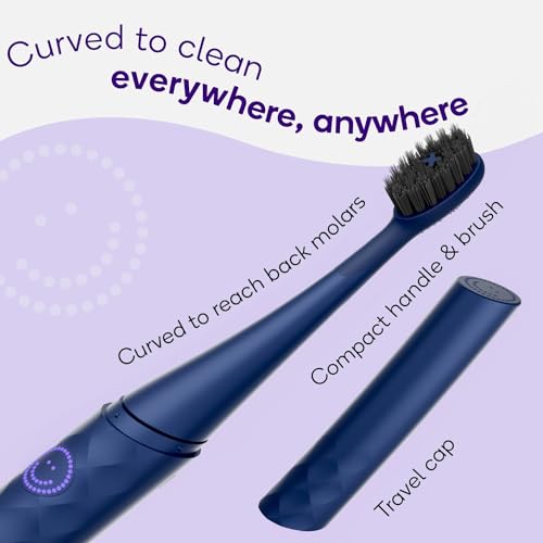 Cobalt Blue Sonic Toothbrush for Adults | Ultra Soft Bristles & 2 Month Battery Life
