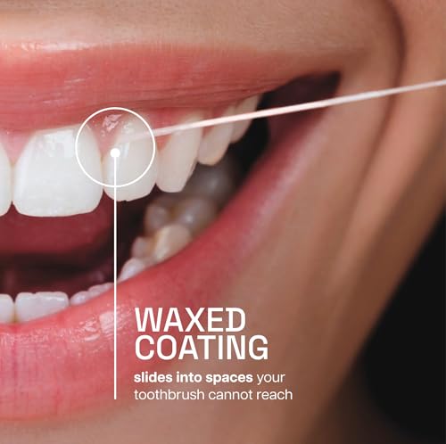 PFAS Free Reach Waxed Mint Dental Floss, 200 yd, Deep Clean Teeth