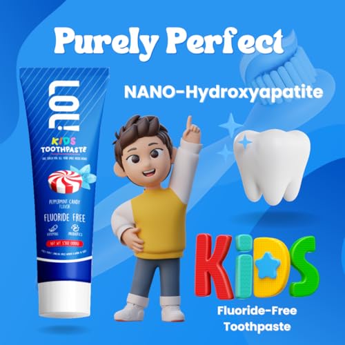 LOL Kids Fluoride-Free Toothpaste for Natural Whitening